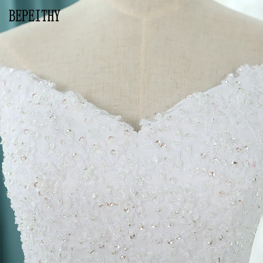 BEPEITHY 2017 Vestidos de Novia новый дизайн богемные Свадебные платья с открытыми плечами