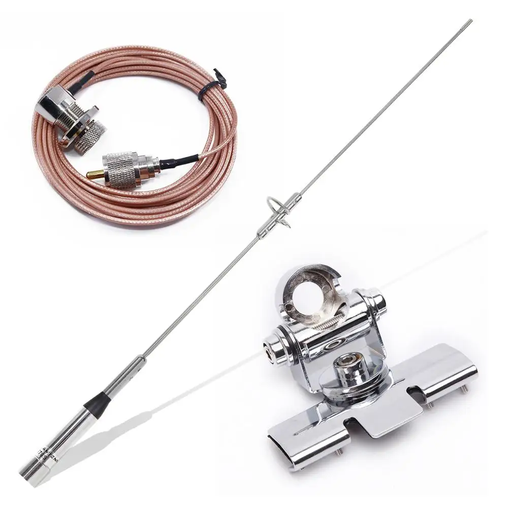 Двухдиапазонная UHF/VHF 144/430MHz 150W 2 15/3.0dBi антенна SL16/Φ/M автомобильное радио мобильная