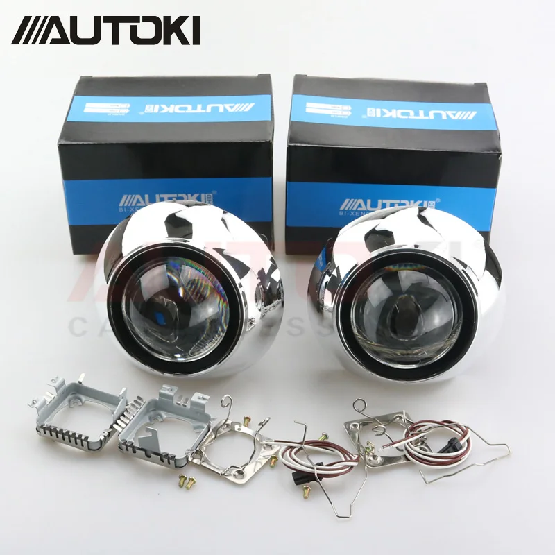 Autoki автомобили Koito Q5 объектив проектора для фар 3 0 дюймов HID би ксеноновая лампа +
