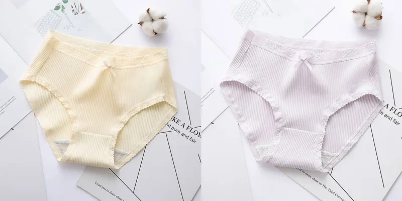yellow light purple BZEL, 2 шт./лот, лидер продаж, женское нижнее белье, высокое качество, женские хлопковые шорты трусики для девушек, одноцветные модные трусы, Прямая поставка, большой размер - Цвет: yellow light purple