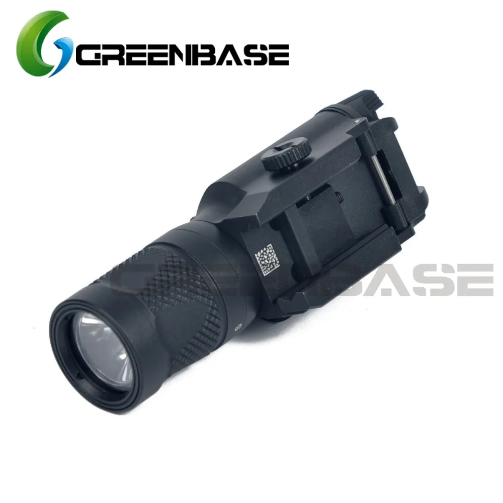 Светодиодный фонарик Greenbase SF X400V постоянный стробоскоп с красным лазером 500 люмен