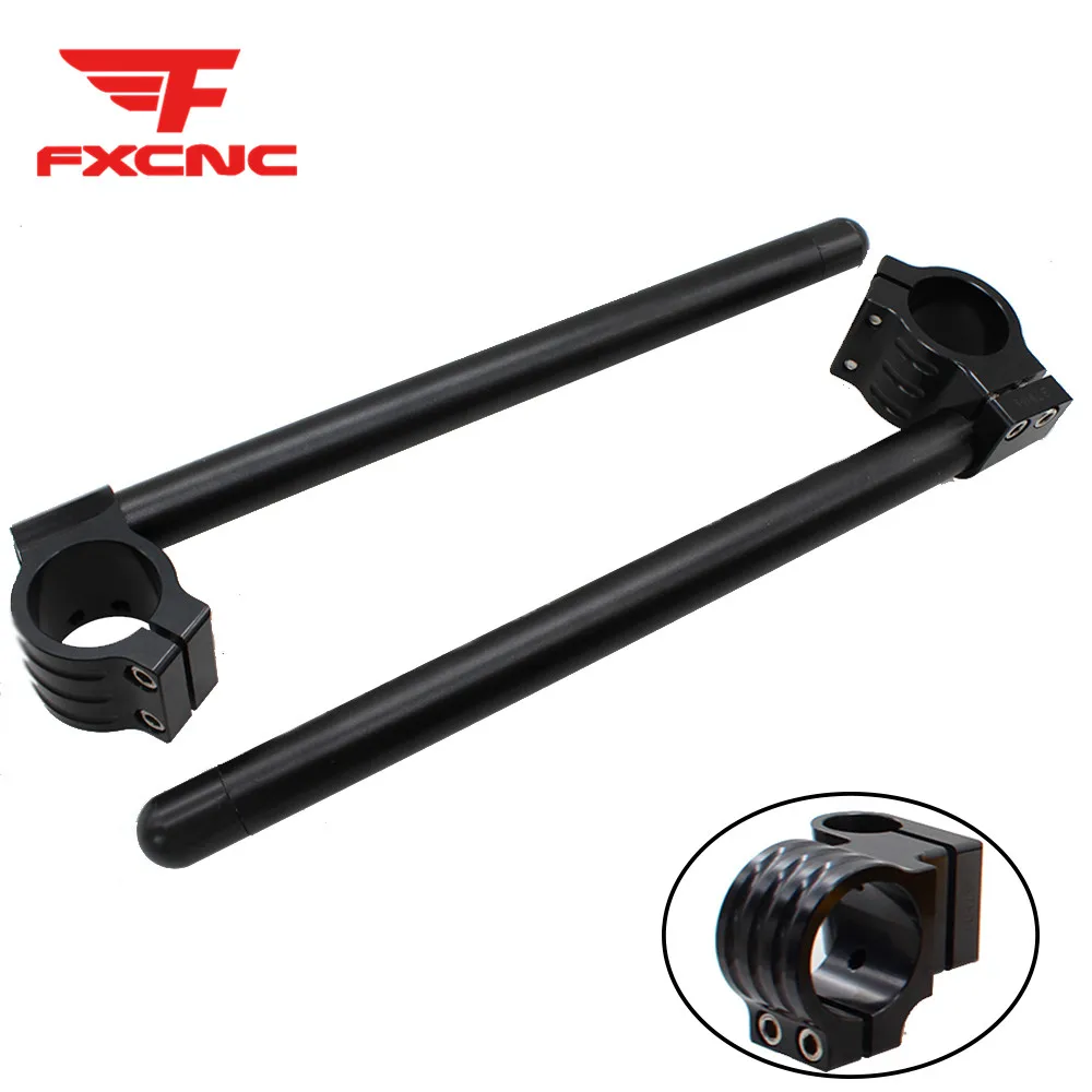

CNC Black Motorcycle Handle Bar Handlebars Clipons Clip On Ons For Suzuki GSXR600 GSXR750 GSXR 600 750 2006 2007 2008 2009 2010