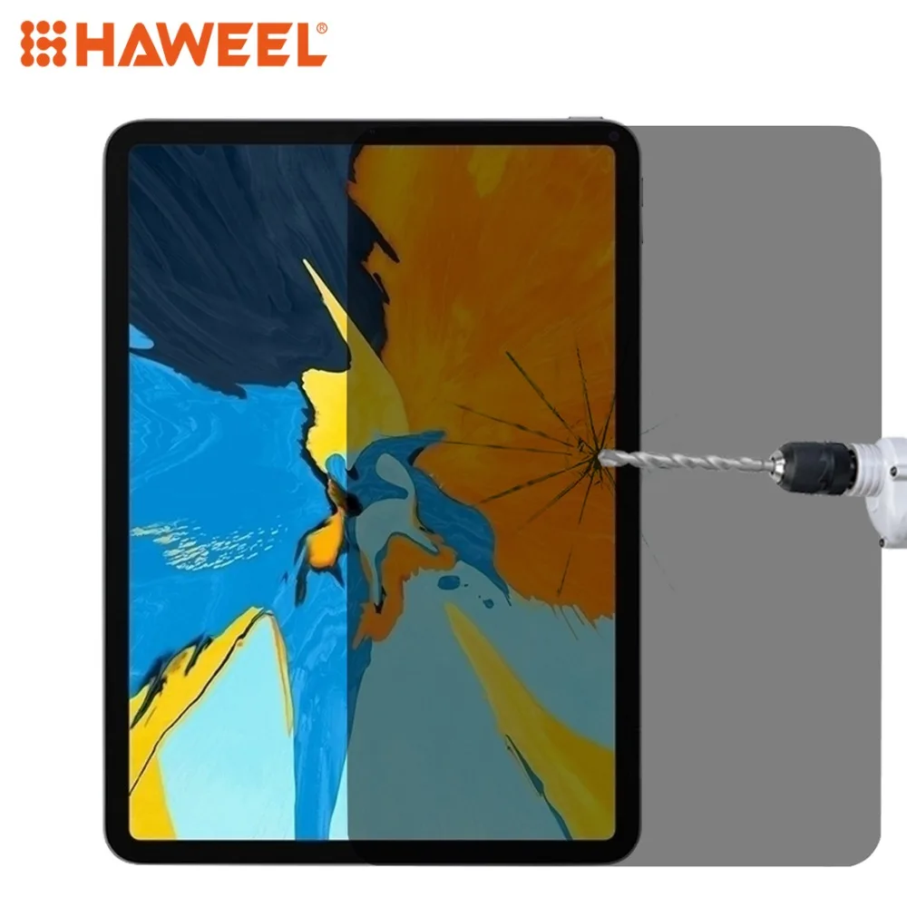 

HAWEEL 0.33mm 9H 2.5D Privacy Anti-glare Explosion-proof Tempered Glass Film for iPad Pro 11 (2018) Screen Film Protector