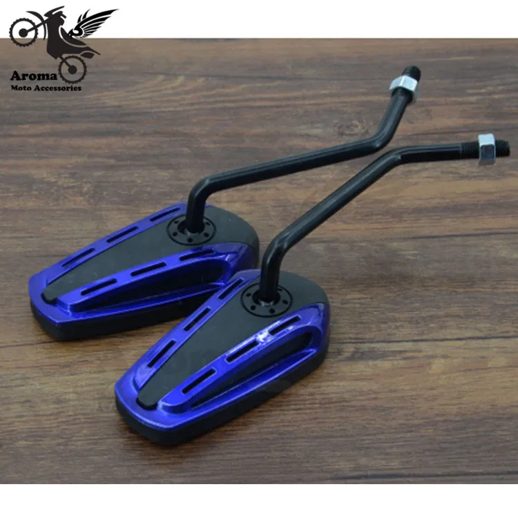 7 цветов гоночный мотоцикл зеркало заднего вида ATV Мотокросс запчасти 8 мм 10