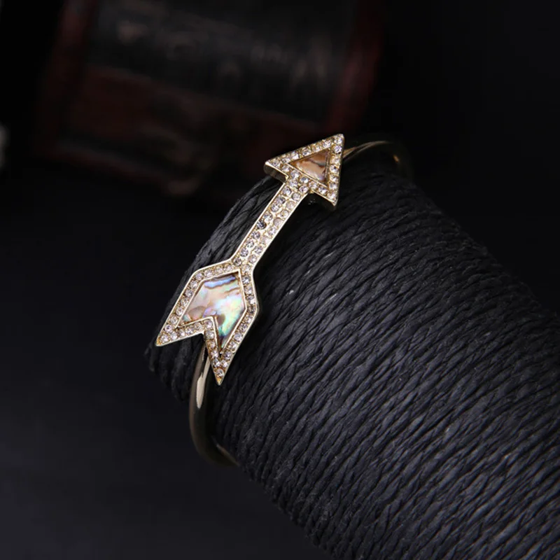 New Arrival Creative Fashion Arrow Pendant Bracelet Charms Link Bangle For Women Wholesale Alloy Jewelry Accessories | Украшения и