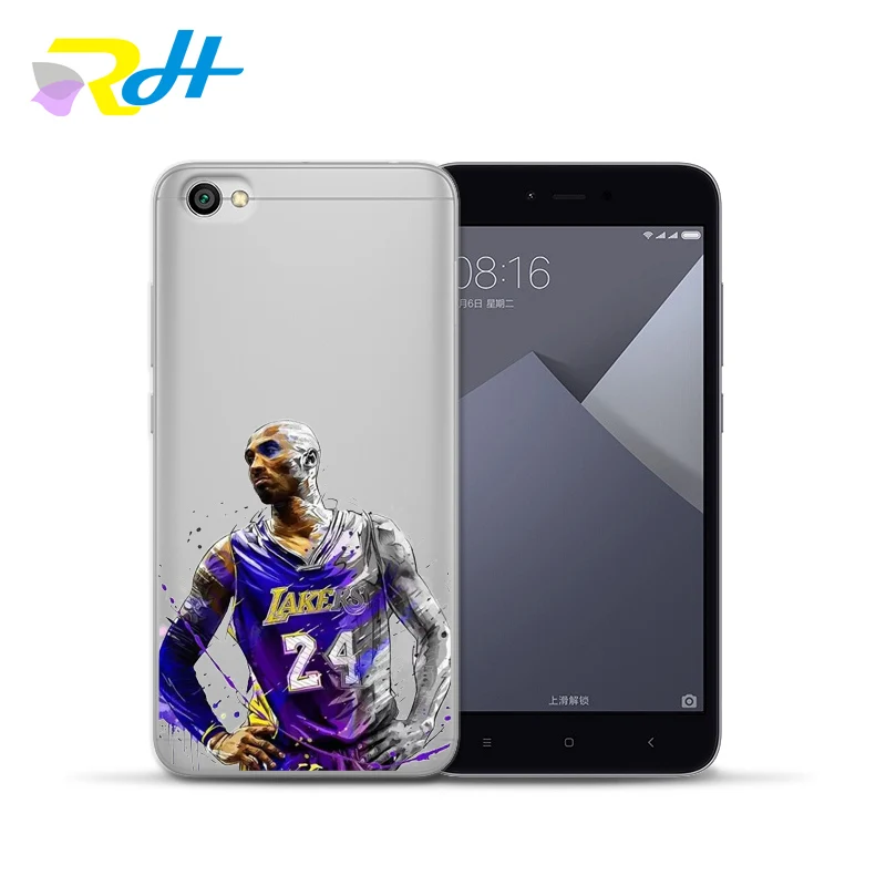 Для xiaomi прозрачный силиконовый мягкий основа NBA Старр Джордан Джеймс Кобе чехол