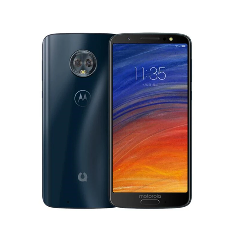 Сотовый телефон Motorola Moto Green Pomelo 1S XT1925 Snapdragon 450 4 Гб ОЗУ 64 ПЗУ 5 7 дюйма 18:9 IPS сканер
