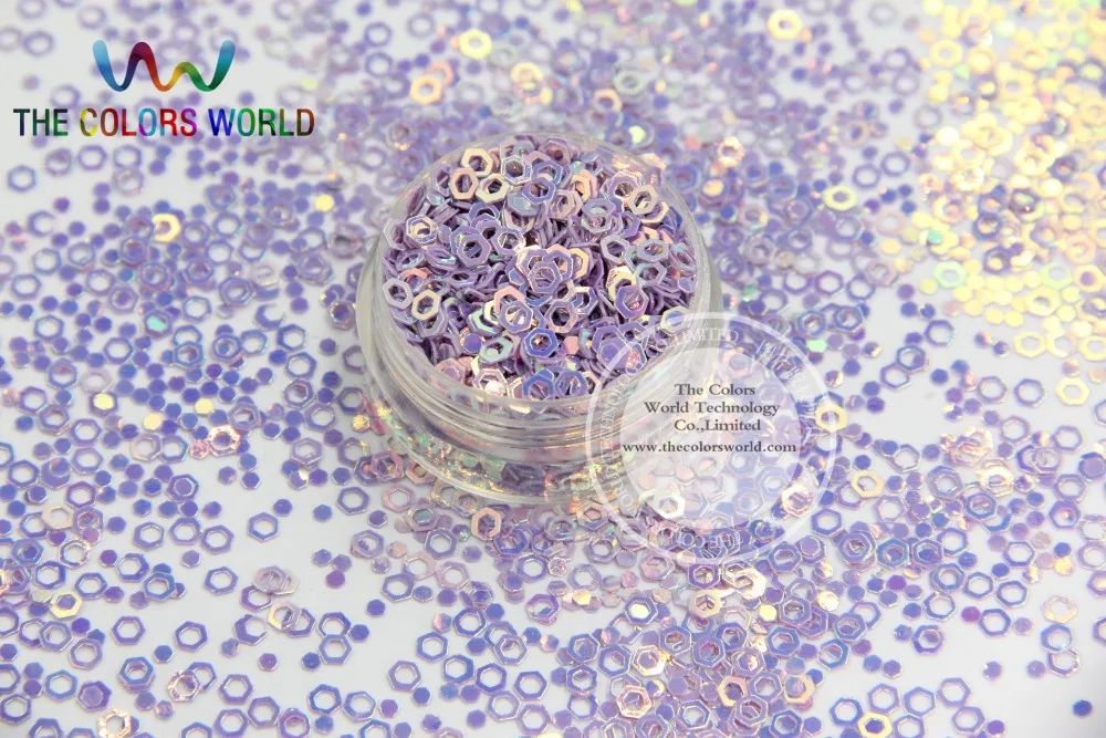 

LJ4-13 Amazing Hexagon shape sequins for nail Art or DIY decoration