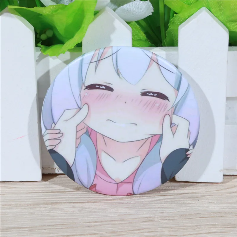 FFFPIN 5,8 см большая брошь учитель Izumi Sagiri нагрудник Япония Аниме ТВ игра значок для девушки булавка монета значок ткань украшение для рюкзака