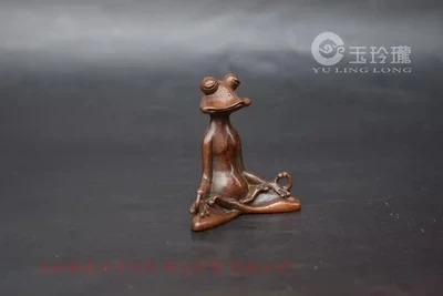 Карман (Zen. Лягушка) маленькие украшения Античная бронзовая скульптура|Статуэтки