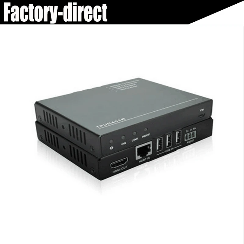 HDBaseT KVM Extender by cat6/6e 4KX2K/60HZ up to 100M 2.0 RS232 HDCP 2.2 USB control | Электроника