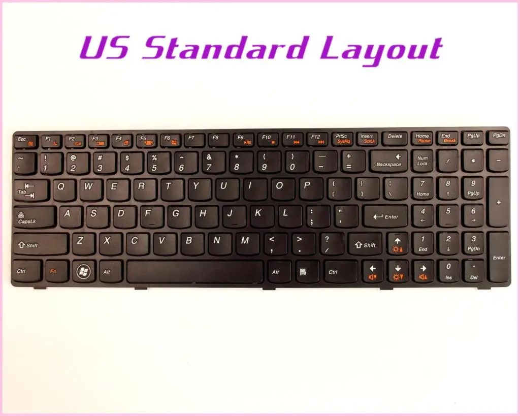 Новая клавиатура с американской раскладкой для ноутбука LENOVO IdeaPad G560A G560L G560 G 560 G565
