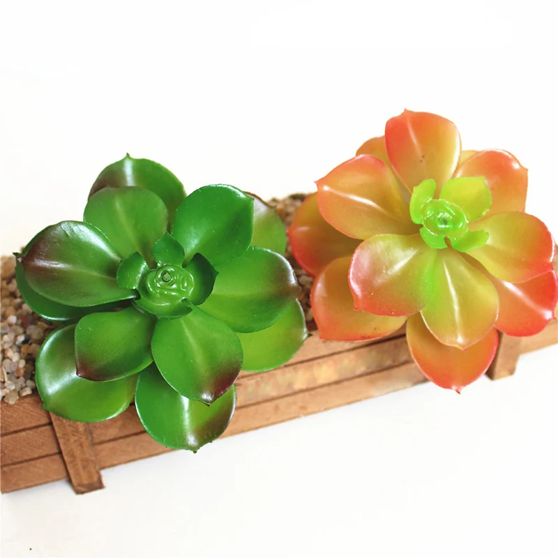 Mini Fake Succulents Plants Aloe Artificial Succulent Landscape Arrangement Stems Flowers Ornaments For Home Garden Decor|fake succulent