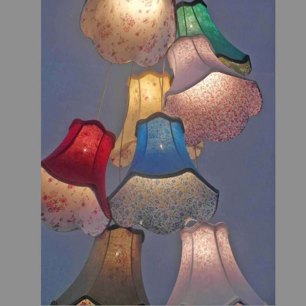 G4 современные подвесные кластеры светными тканими тени светодиодные люстры