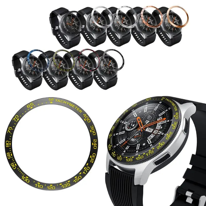 Металлическая крышка от царапин сменная клейкая для Samsung Galaxy Watch 42 мм