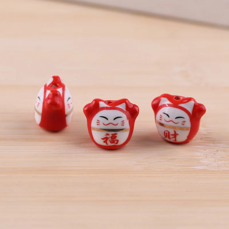 Lucky cat украшение автомобиля мини труба керамика милый кот дом гостиная магазин открытие подарок на день рождения