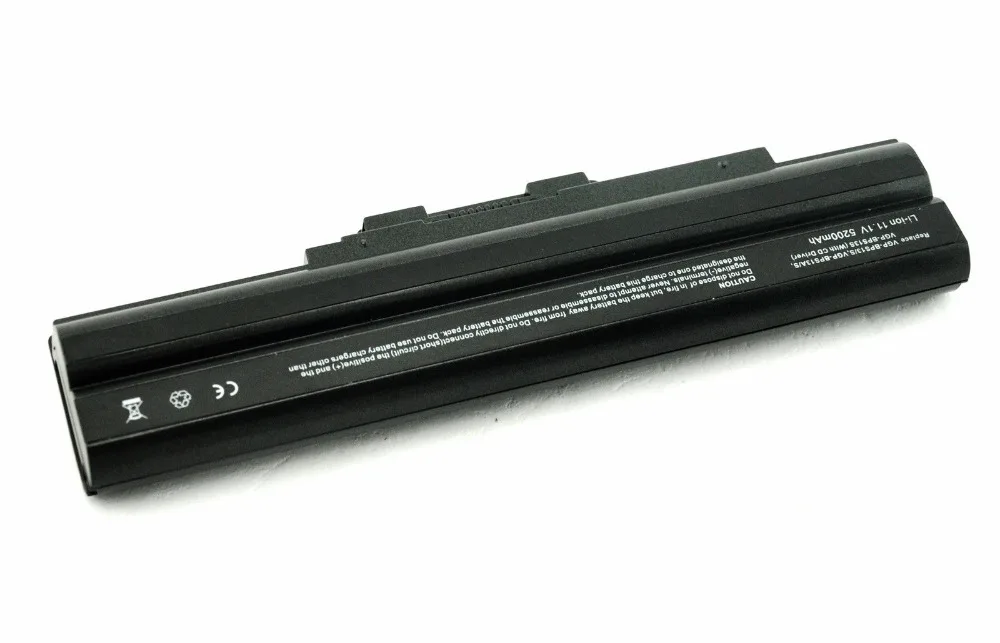 Черный аккумулятор 5200 мАч для BPS13/B VGP BPS13/Q BPS13B/B|battery vgp-bps13|battery 5200mahbattery for |