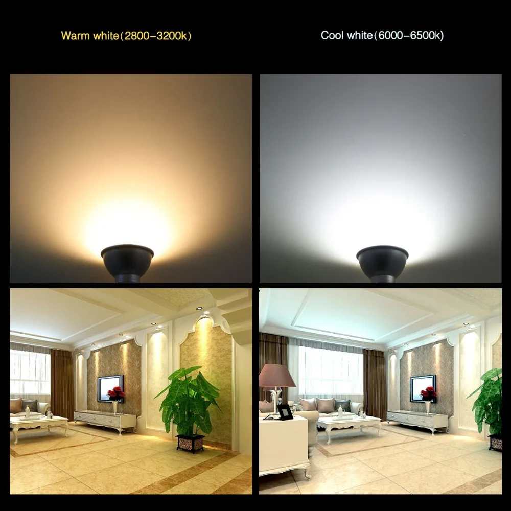 Светодиодный точечный светильник GU10 MR16 светодиодный 220 В 110 SMD2835 алюминиевый 12 GU5.3