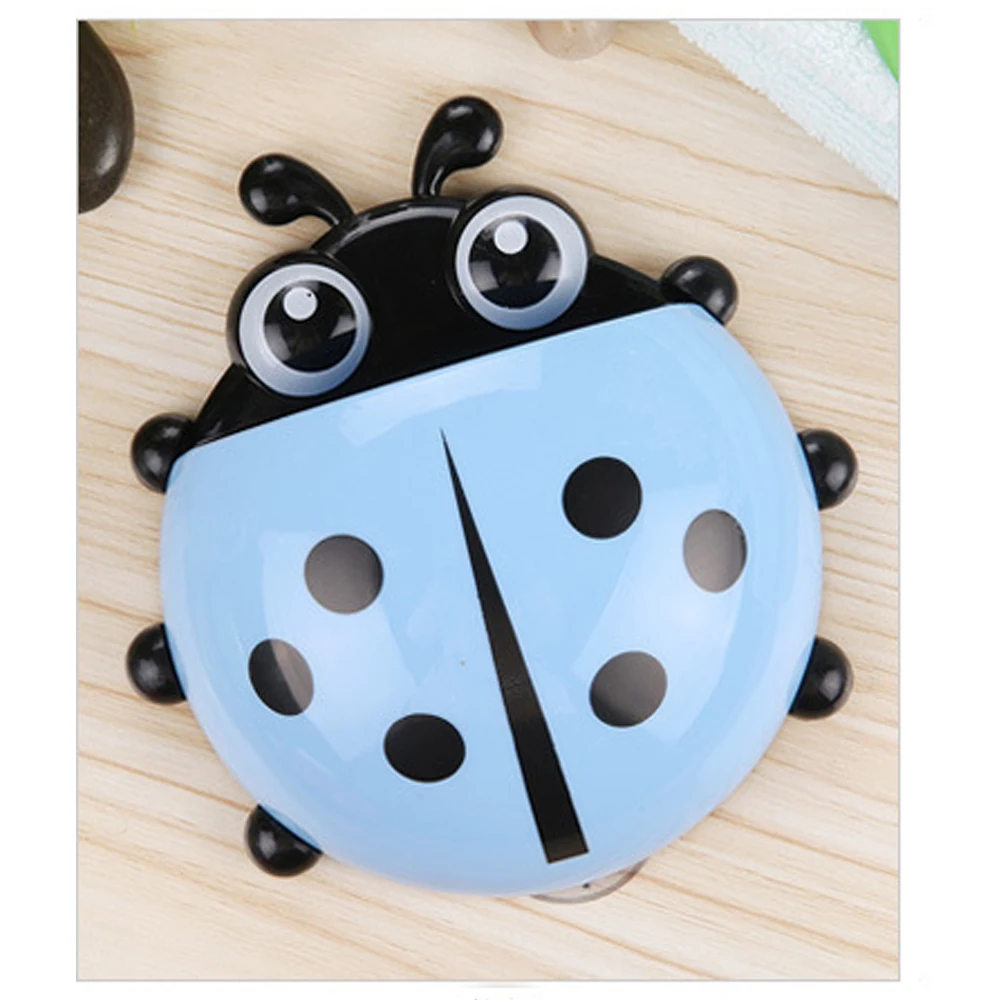 Новый настенный органайзер для зубной щетки и пасты Ladybird|ladybird toothbrush holder|bathroom