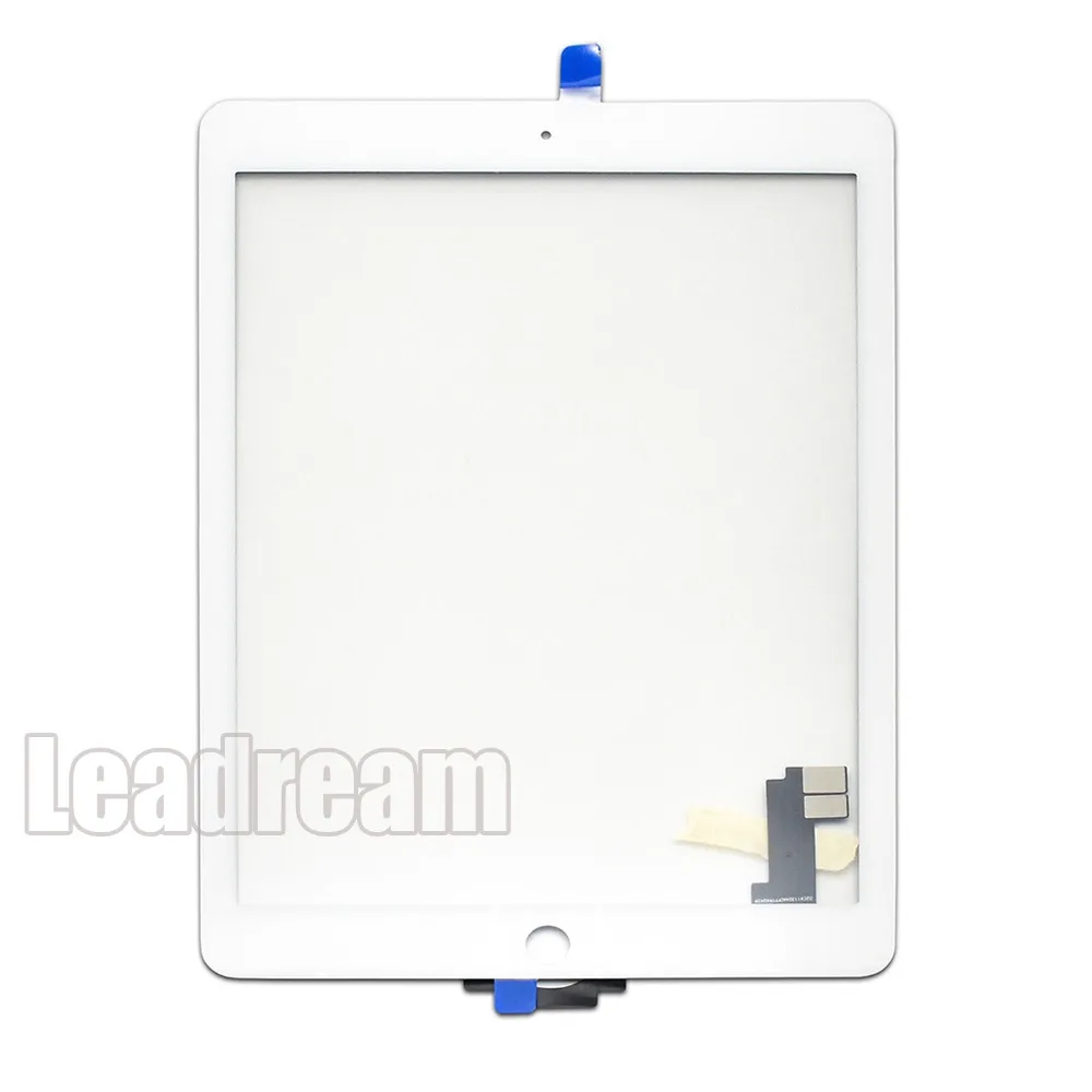 50 шт./лот для iPad Air 2 A1567 A1566 сменный сенсорный экран дигитайзер Стекло Белый