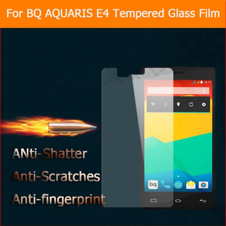 Полное покрытие закаленное стекло для BQ Aquaris E4 Защитная пленка экрана | Мобильные
