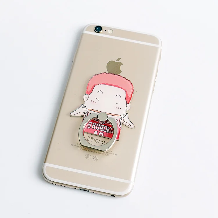 New Universal Phone Stand Bracket Finger ring holder phone Holder Stent Personality Lazy Phone Anti-slip Naruto Luffy