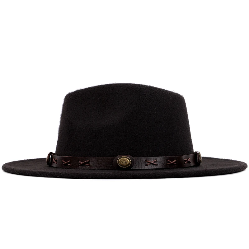 Осенне-зимние классические теплые удобные регулируемые шапки fedora для мужчин и