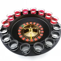 funny wine game tool russia roulette drinking game with 16pcs shot glass party ktv bar drinking glass for watch football