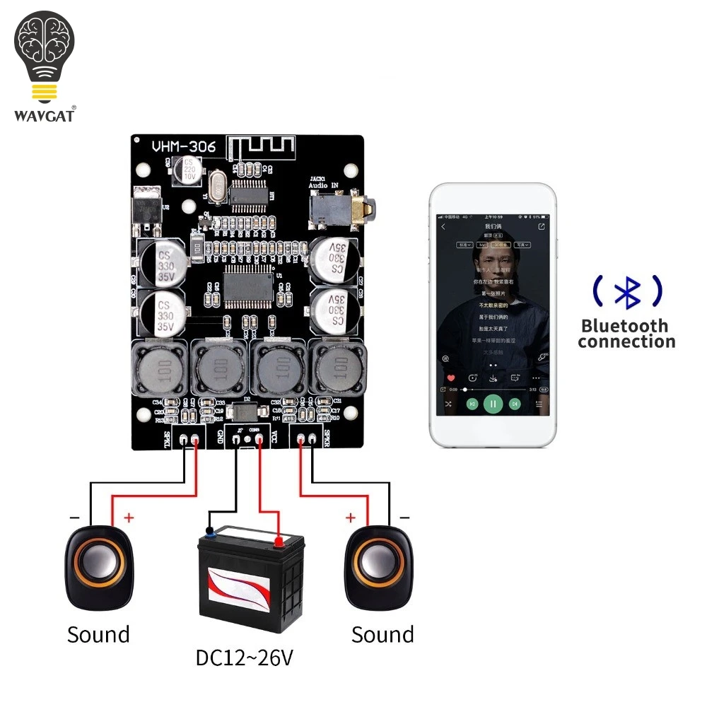 TPA3118 2x30 Вт 9 26 в DC стерео аудио Bluetooth 4 2 цифровой усилитель мощности плата diy игрушки