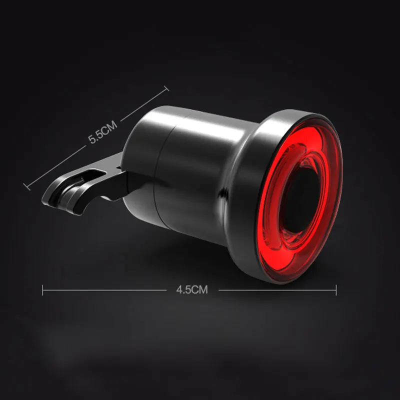 Велосипедный фонарь задний для велосипеда авто старт/стоп Датчик тормоза IPx6