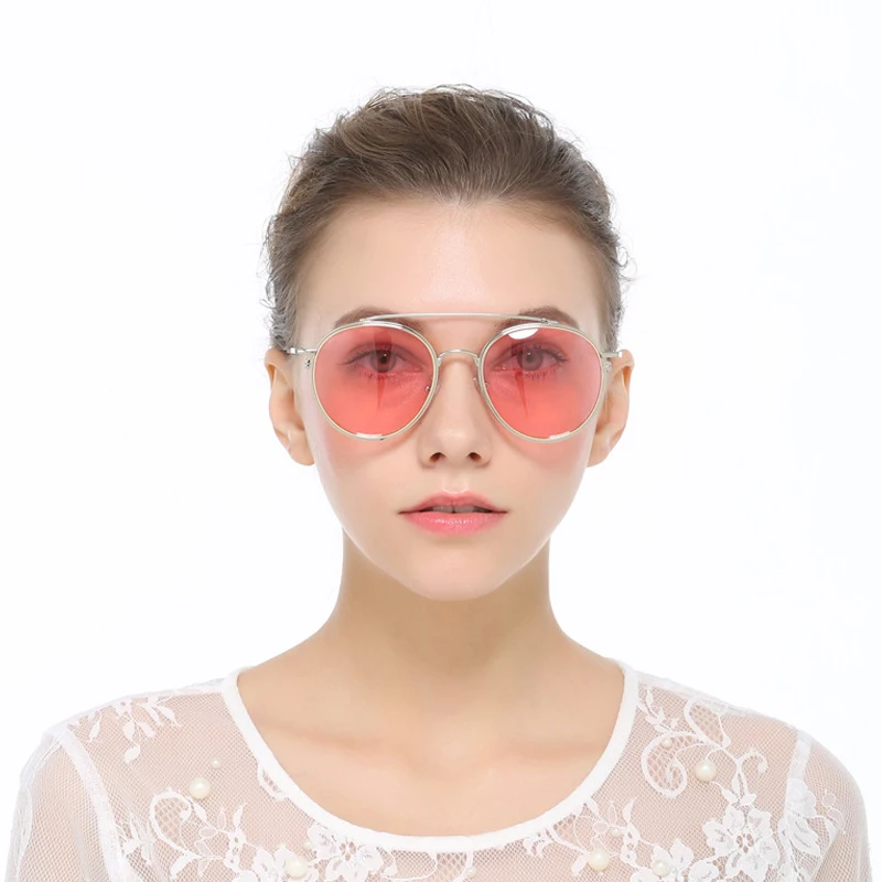 2017 Тенденция красочные Женщины Солнцезащитные Очки Поляризованные Анти Уф