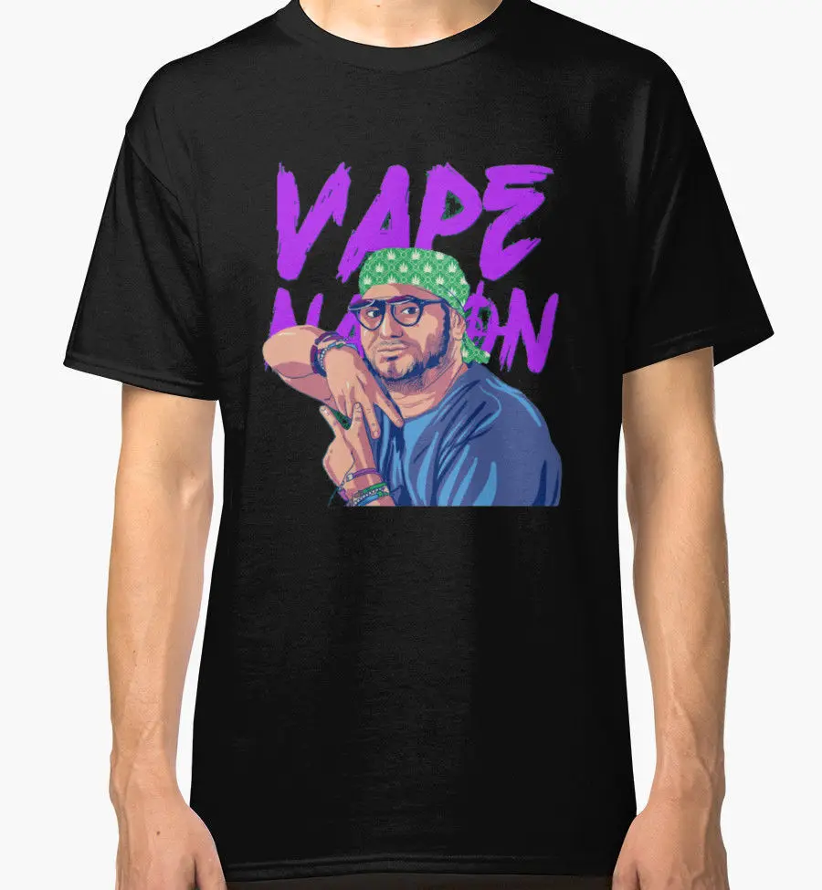 Модная футболка короткий рукав Printed Crew Средства ухода за кожей Шеи Для мужчин S VAPE