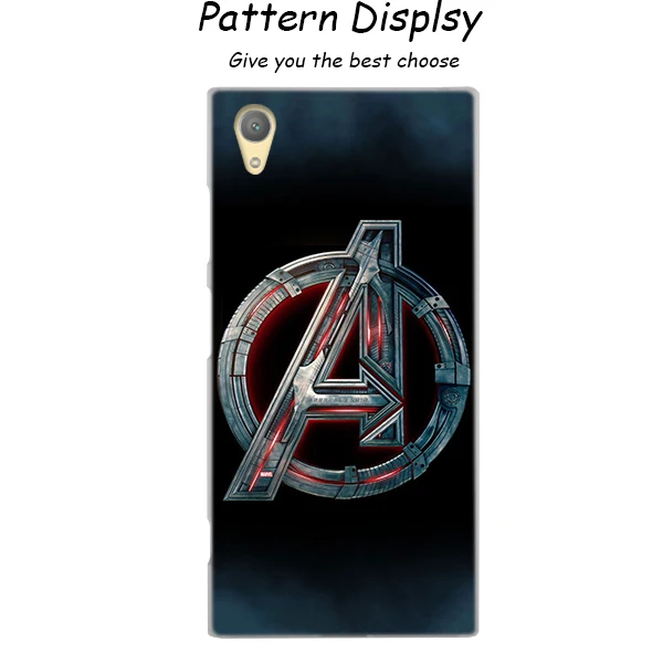 001 Прозрачный чехол с Мстителями Marvel для sony Xperia Z3 Z5 Premium M4 Aqua M5 X XA XA1 C4 C5 E4 E5 XZ XZ2 Compact Plus - Цвет: 001