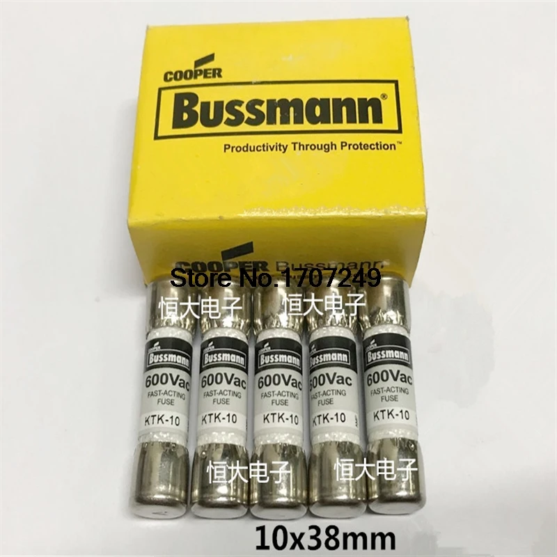 Бесплатная доставка 10 шт. Соединенные Штаты ограничитель BUSSMANN предохранитель KTK