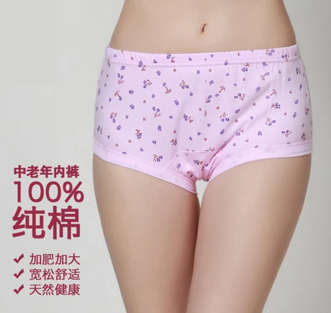 Plus-Sized Plus Size Women'S Underwear For Middle-Aged And Elderly