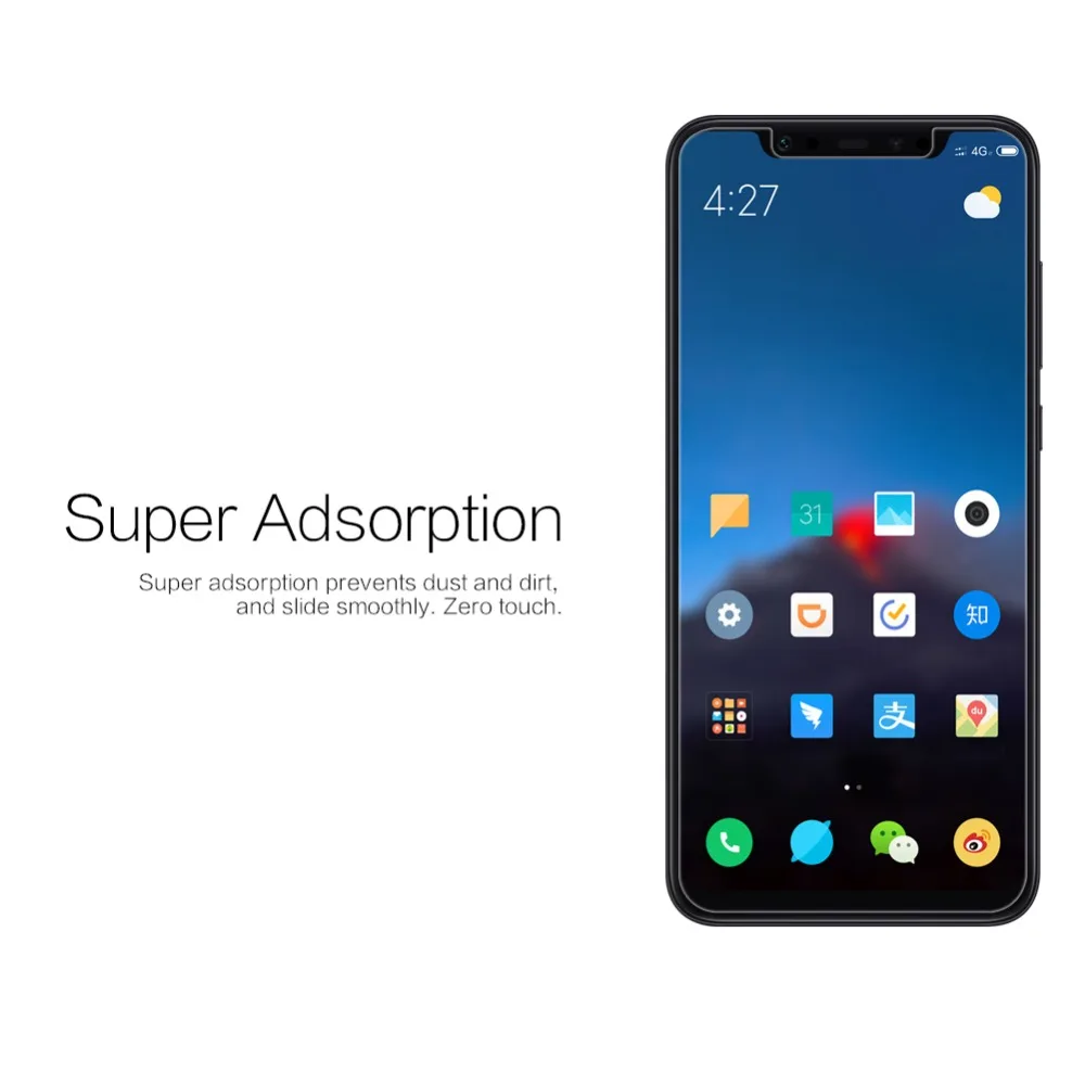 Для xiaomi mi 8 Защитная пленка NILLKIN Супер прозрачная и матовая защита экрана много
