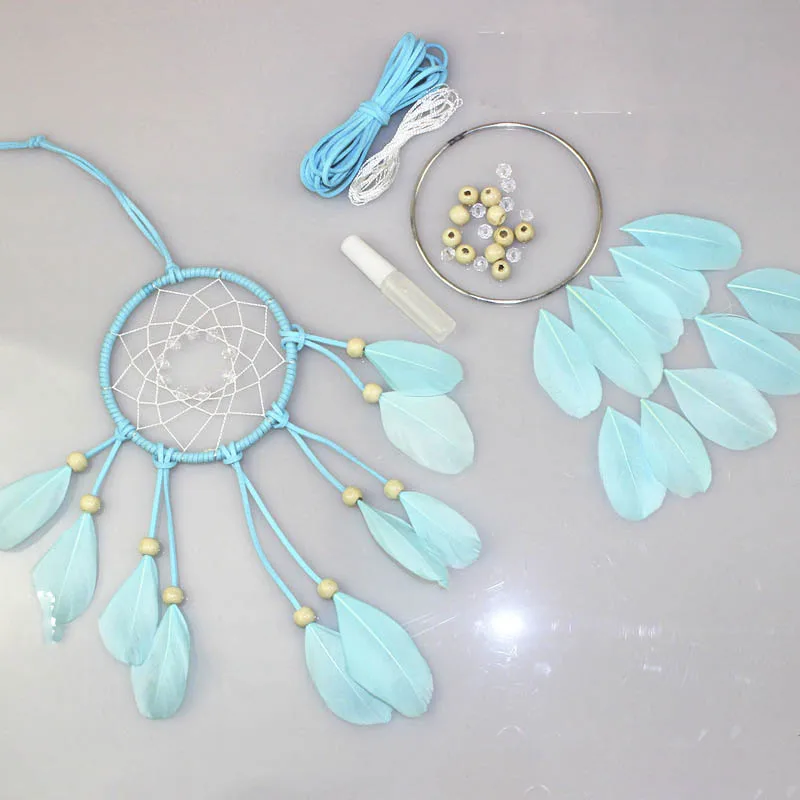 Набор ювелирных изделий Dream Catcher Reve набор из перьев/кольца/бусин/струн/Гуле