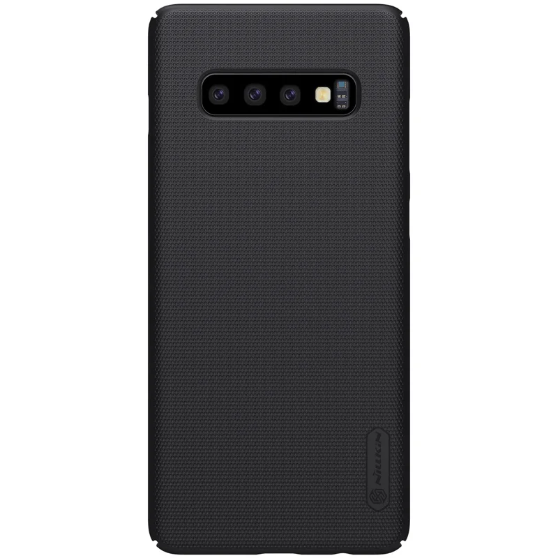 Черный Для samsung Galaxy S10 чехол Nillkin жесткая ультраматовая защитная накладка на тонкая задняя крышка чехол для телефона для samsung S10 Nilkin Matte Capa - Цвет: Черный