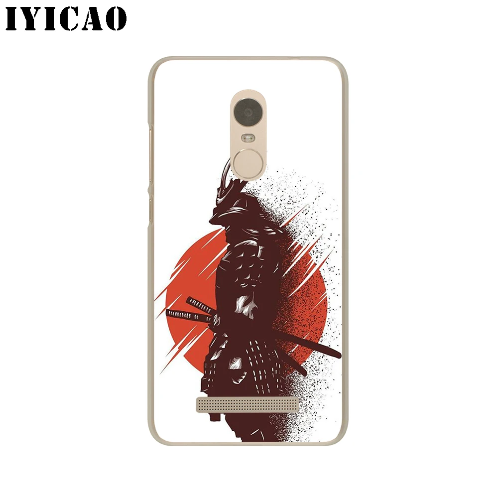 IYICAO японский самурайский Жесткий Чехол для Redmi 8A 6A 4A S2 Note 7 3 4 4X6 5 Pro 5A Prime Plus