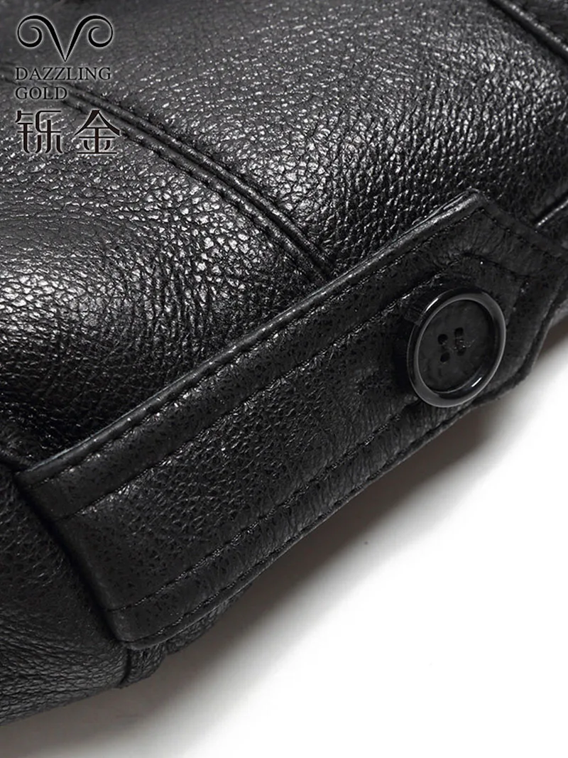 Мужское пальто из 100% натуральной овчины для мужчин модное зимнее высокого