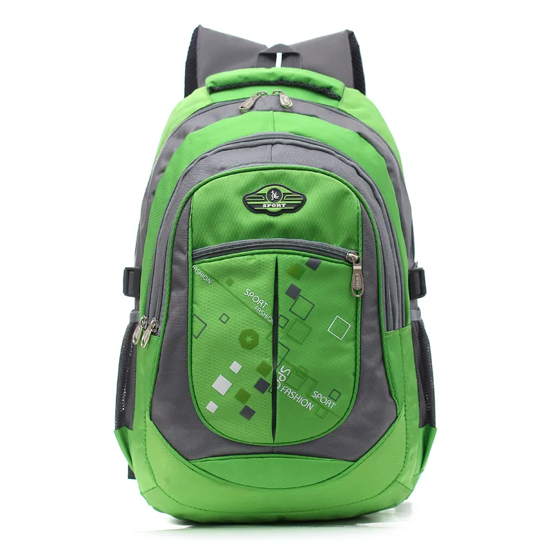 2018 Новый Средняя Школа Рюкзаки нейлон Водонепроницаемый вертикальный квадрат