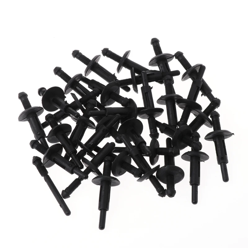 

QILEJVS 30 Pcs Auto Fender Bumper Blind Rivet Clips 34201631 For Chrysler Jeep WJ Grand Cherokee