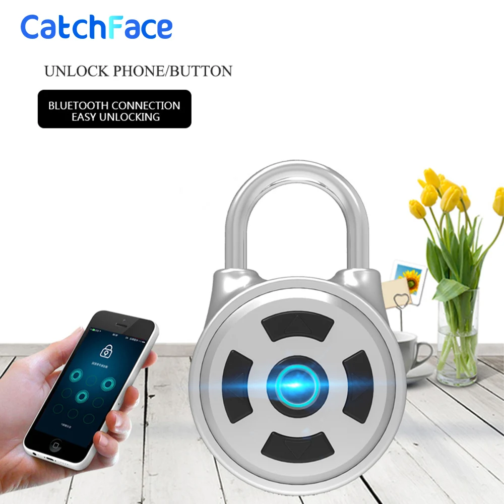 Водонепроницаемый БЕСКЛЮЧЕВОЙ Bluetooth Смарт-замок Антивор IOS Android управление через