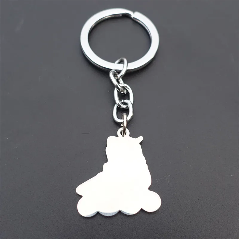 

Infant Footwear Keychain Stainless Steel Footprint Keyring Lovely Small Feet Fashion Jewelry For Kids