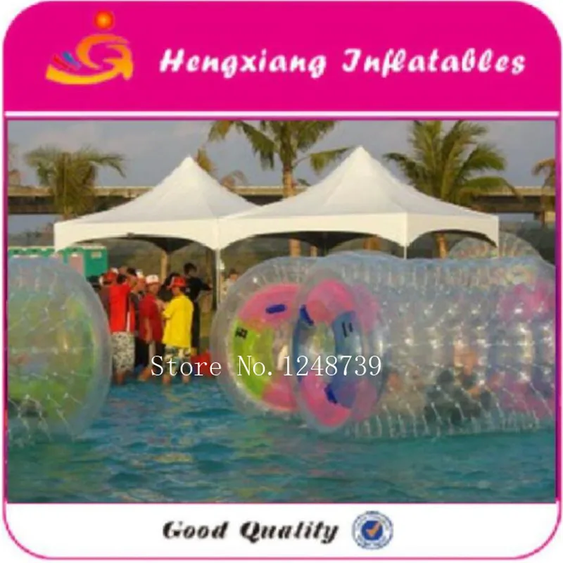 Бесплатная доставка 100% ТПУ Хорошее качество надувной шарик прокатки воды ролик