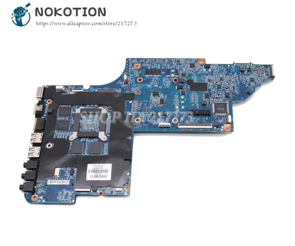 NOKOTION для HP Pavilion DV7 DV7-6000 материнская плата ноутбука HM65 DDR3 HD6770M 1 ГБ 639391-001 665991-001 |