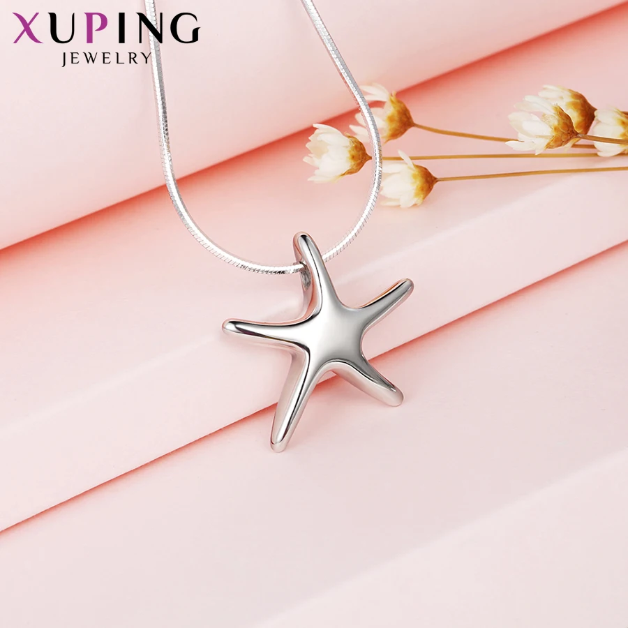 Ювелирные изделия Xuping форма пентаграммы ожерелье кулон ювелирные из нержавеющей