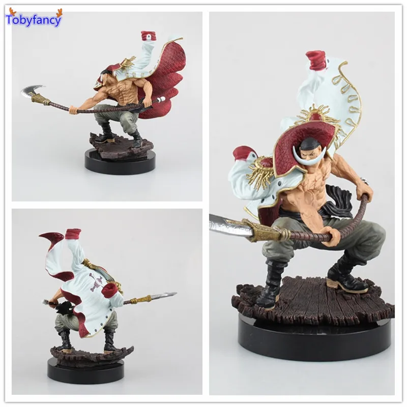 Tobyfancy Одна деталь фигурку Белоуса Пираты Эдвард Ньюгейт ПВХ Onepiece Scultures тег