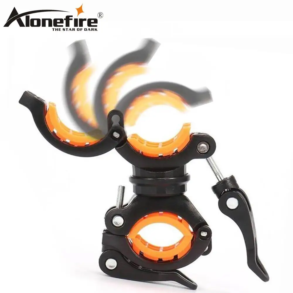 Фонарь для велосипеда AloneFire с возможностью поворота на 360 градусов|flashlight mount