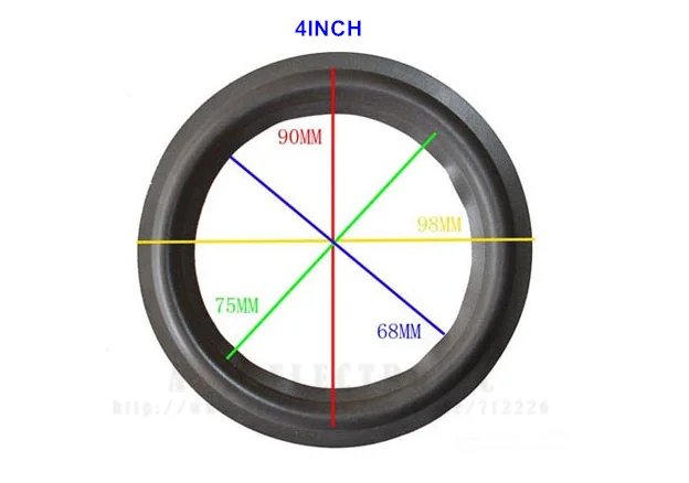 10 шт./лот 4 ''5'' 6 ''8'' 10 ''12' 15' 4 дюйма 6 дюймов 12 дюймов кольцо из вспененного материала для динамика боковой бас громкий динамик ремонтная часть